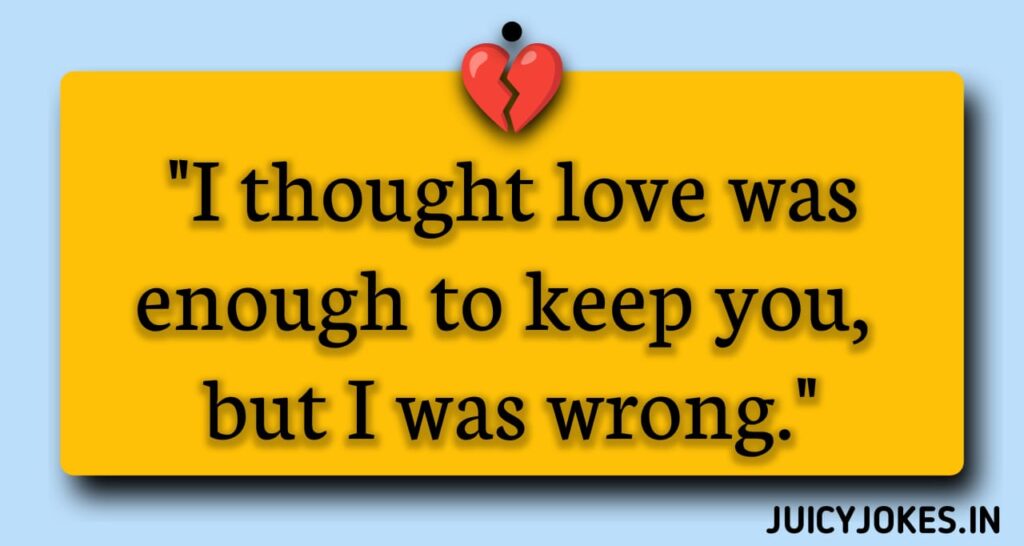 breakup shayari in english